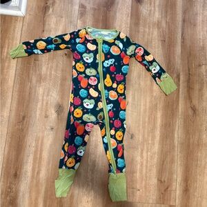 “Hey Bear” Fruit Friends Bamboo Zippy – Size 12–18 Months – GUC